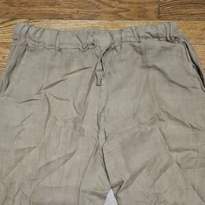 Women's Tan Cropped Pants